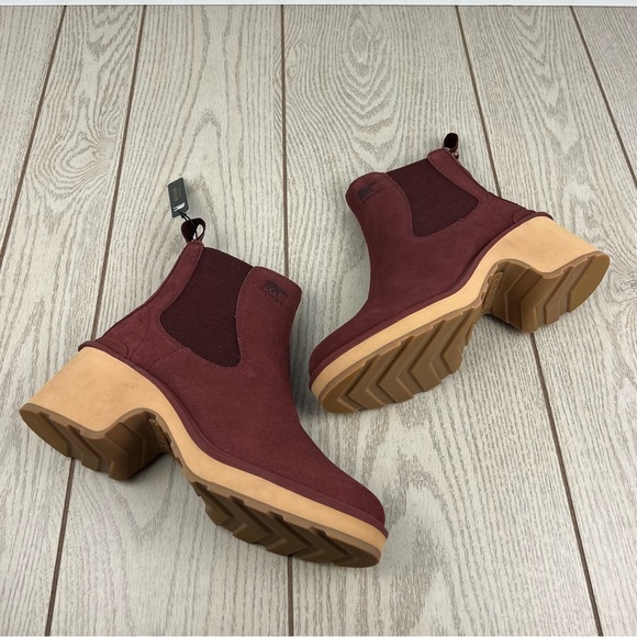 Sorel Women's Hi-Line Heel Chelsea Boots US10 Spice, Tawny Buff $190 - Picture 4 of 12